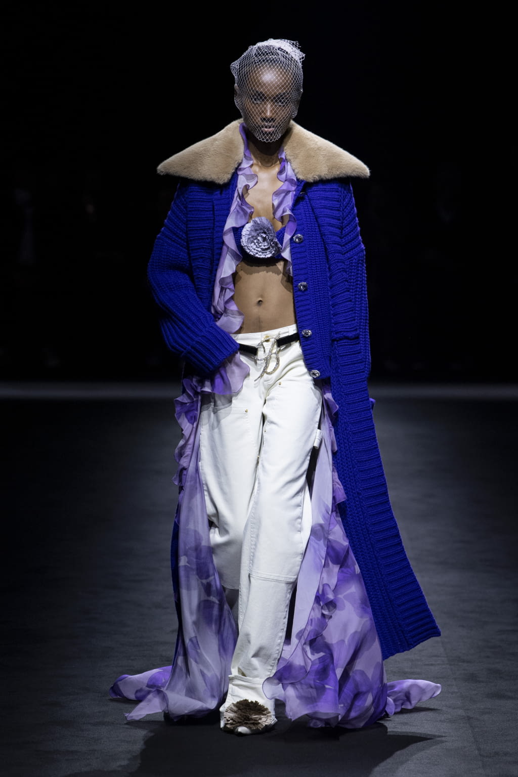 Fashion Week Milan Fall/Winter 2022 look 30 from the Blumarine collection womenswear