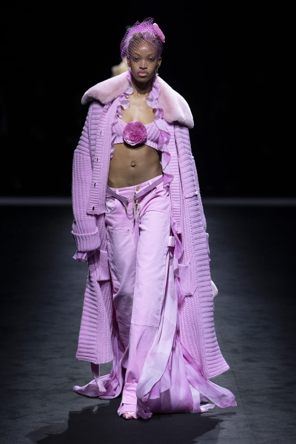 Fashion Week Milan Fall/Winter 2022 look 37 from the Blumarine collection womenswear