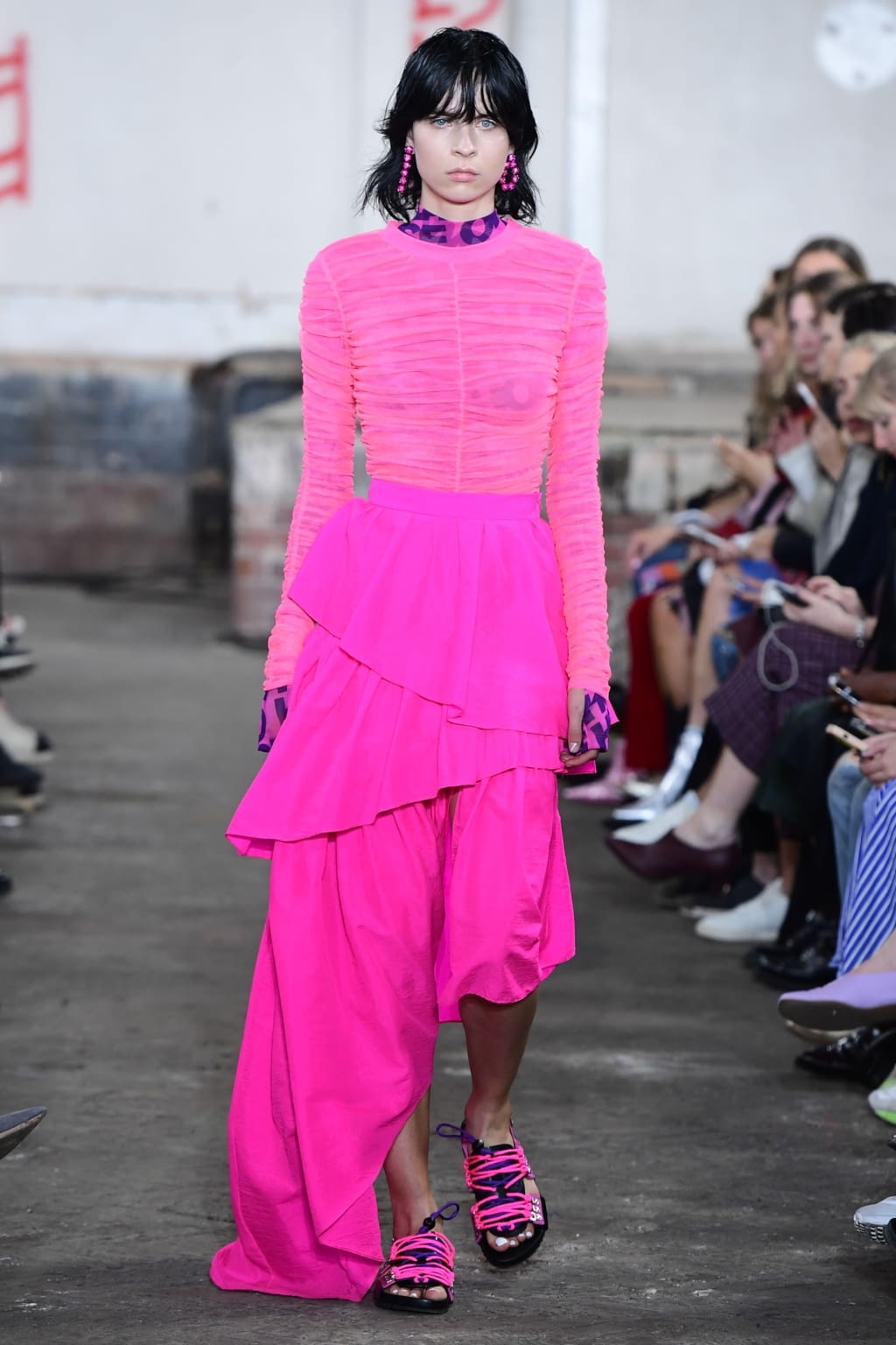 Fashion Week London Spring/Summer 2019 look 5 from the House of Holland collection womenswear