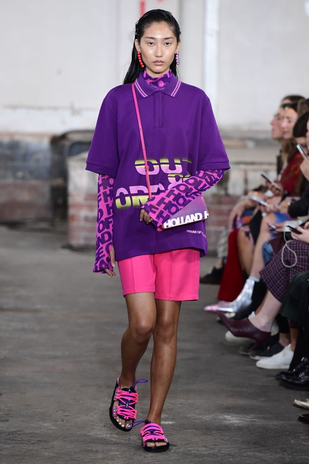 Fashion Week London Spring/Summer 2019 look 6 from the House of Holland collection womenswear