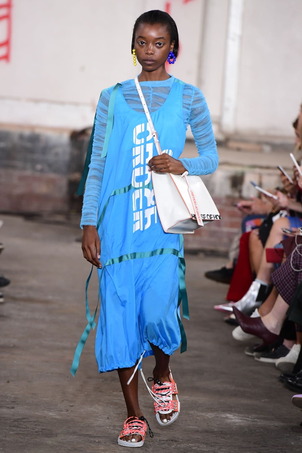 Fashion Week London Spring/Summer 2019 look 15 from the House of Holland collection womenswear