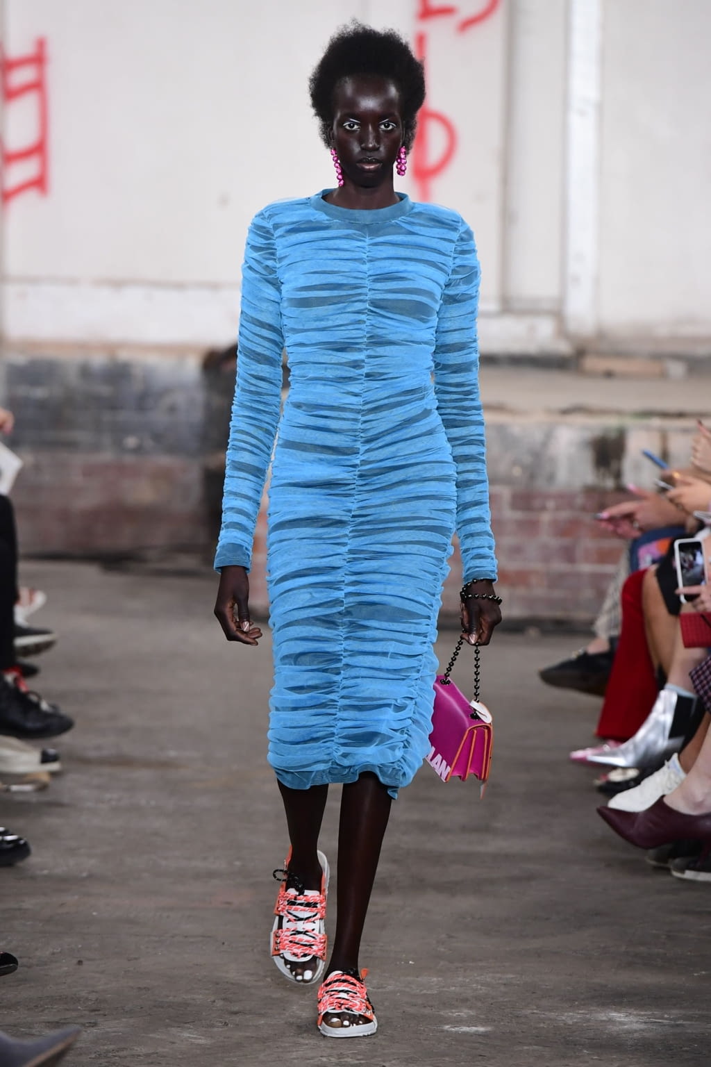 Fashion Week London Spring/Summer 2019 look 16 from the House of Holland collection womenswear