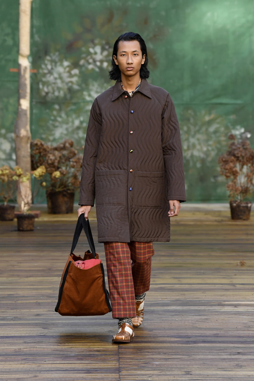 Fashion Week Paris Fall/Winter 2020 look 16 from the Bode collection menswear