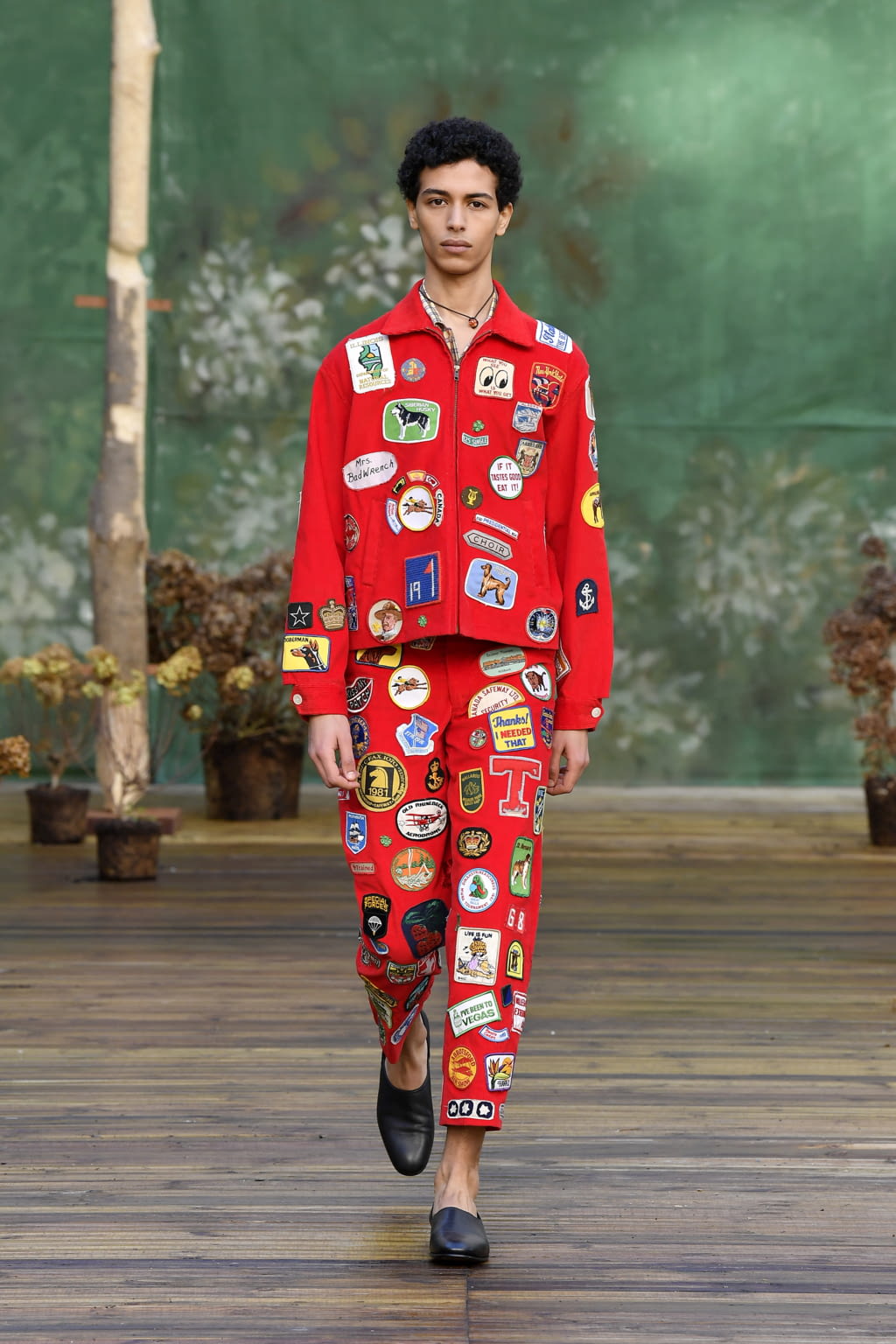 Fashion Week Paris Fall/Winter 2020 look 24 from the Bode collection 男装
