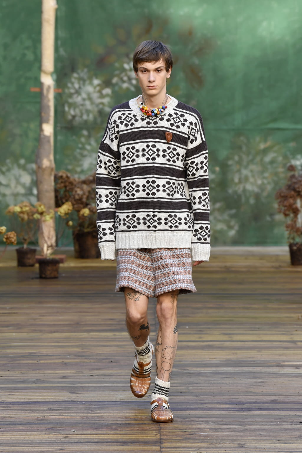Fashion Week Paris Fall/Winter 2020 look 31 from the Bode collection 男装