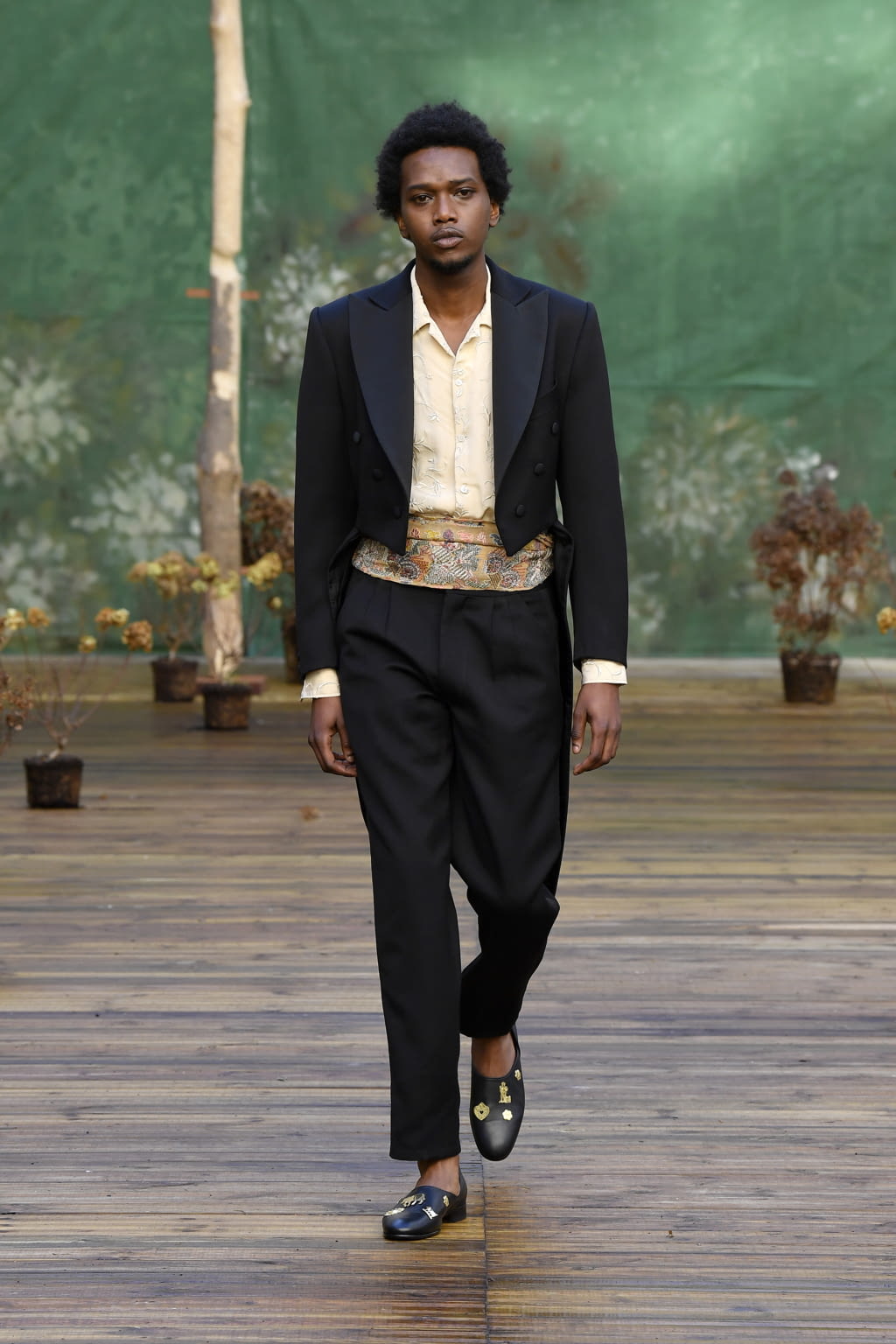 Fashion Week Paris Fall/Winter 2020 look 35 from the Bode collection 男装