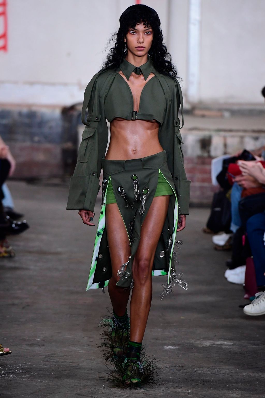 Fashion Week London Spring/Summer 2019 look 38 from the Fashion East collection womenswear