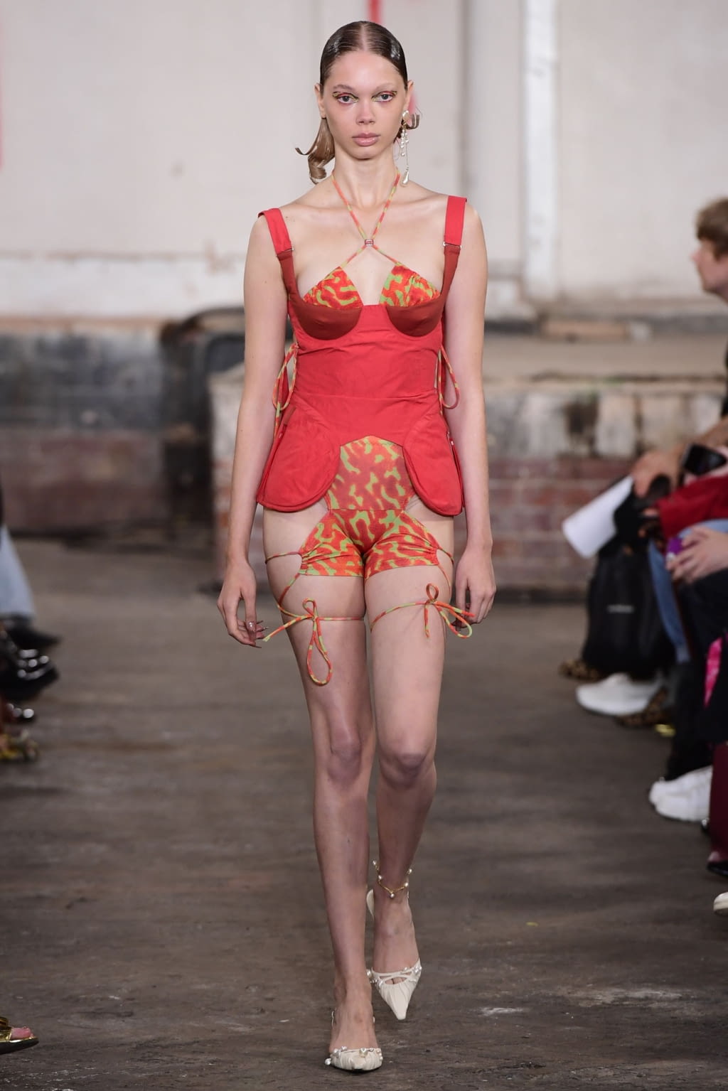 Fashion Week London Spring/Summer 2019 look 1 from the Fashion East collection womenswear