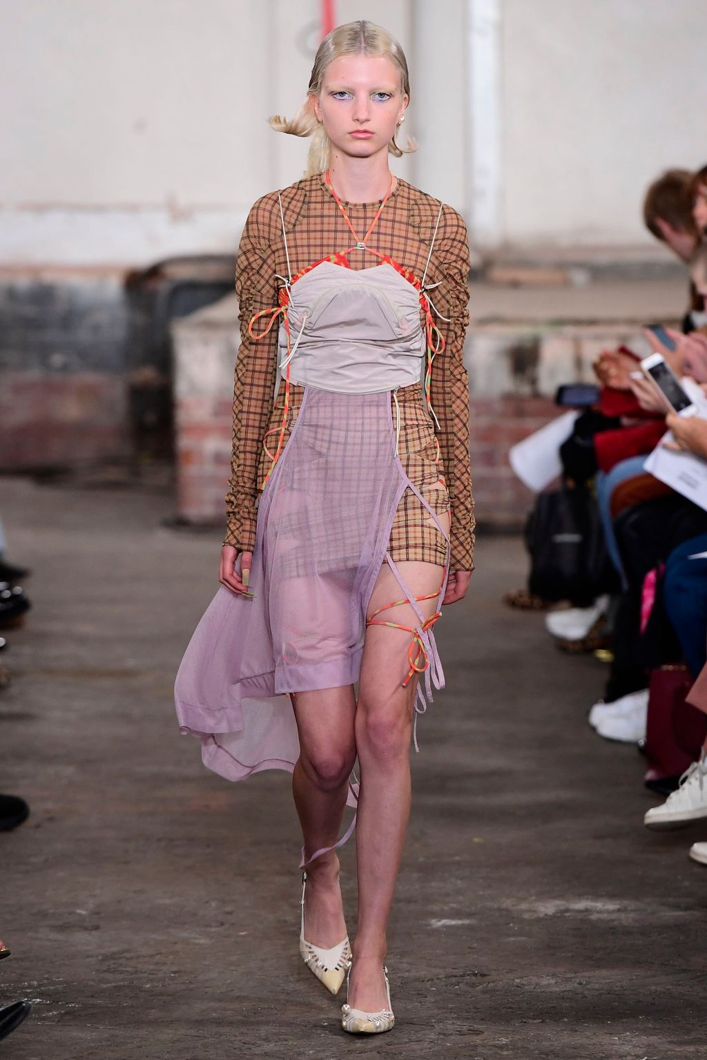 Fashion Week London Spring/Summer 2019 look 4 from the Fashion East collection womenswear