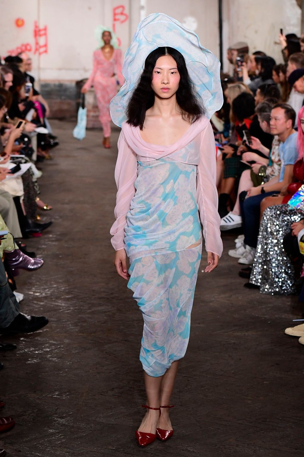 Fashion Week London Spring/Summer 2019 look 21 from the Fashion East collection womenswear