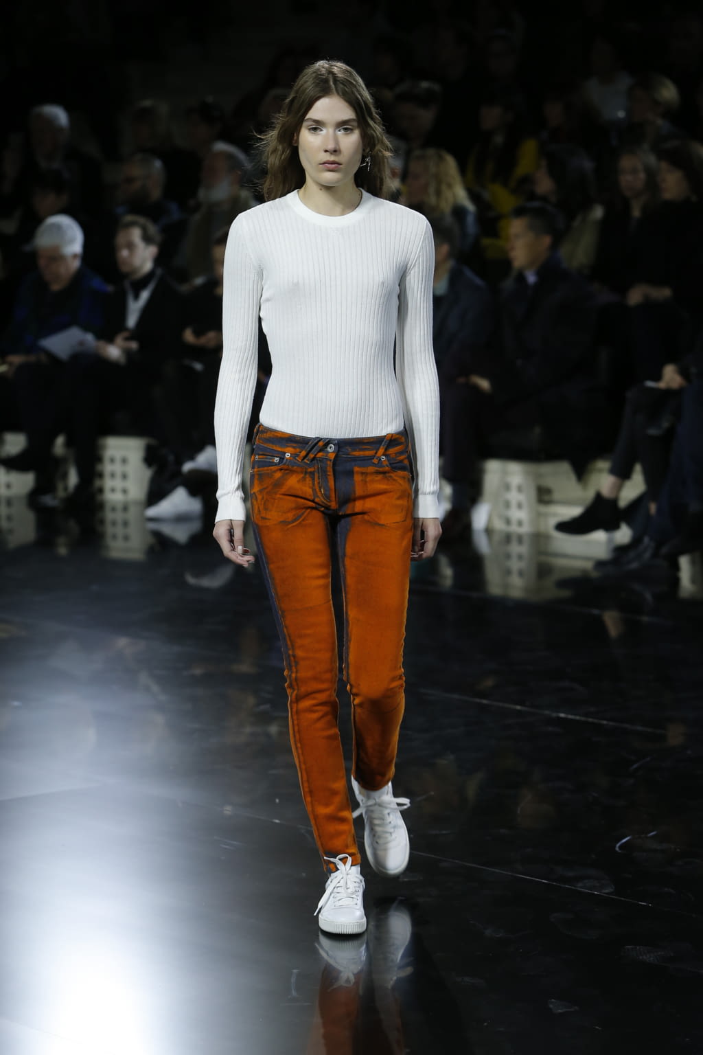 Fashion Week Paris Fall/Winter 2016 look 39 from the Courrèges collection womenswear
