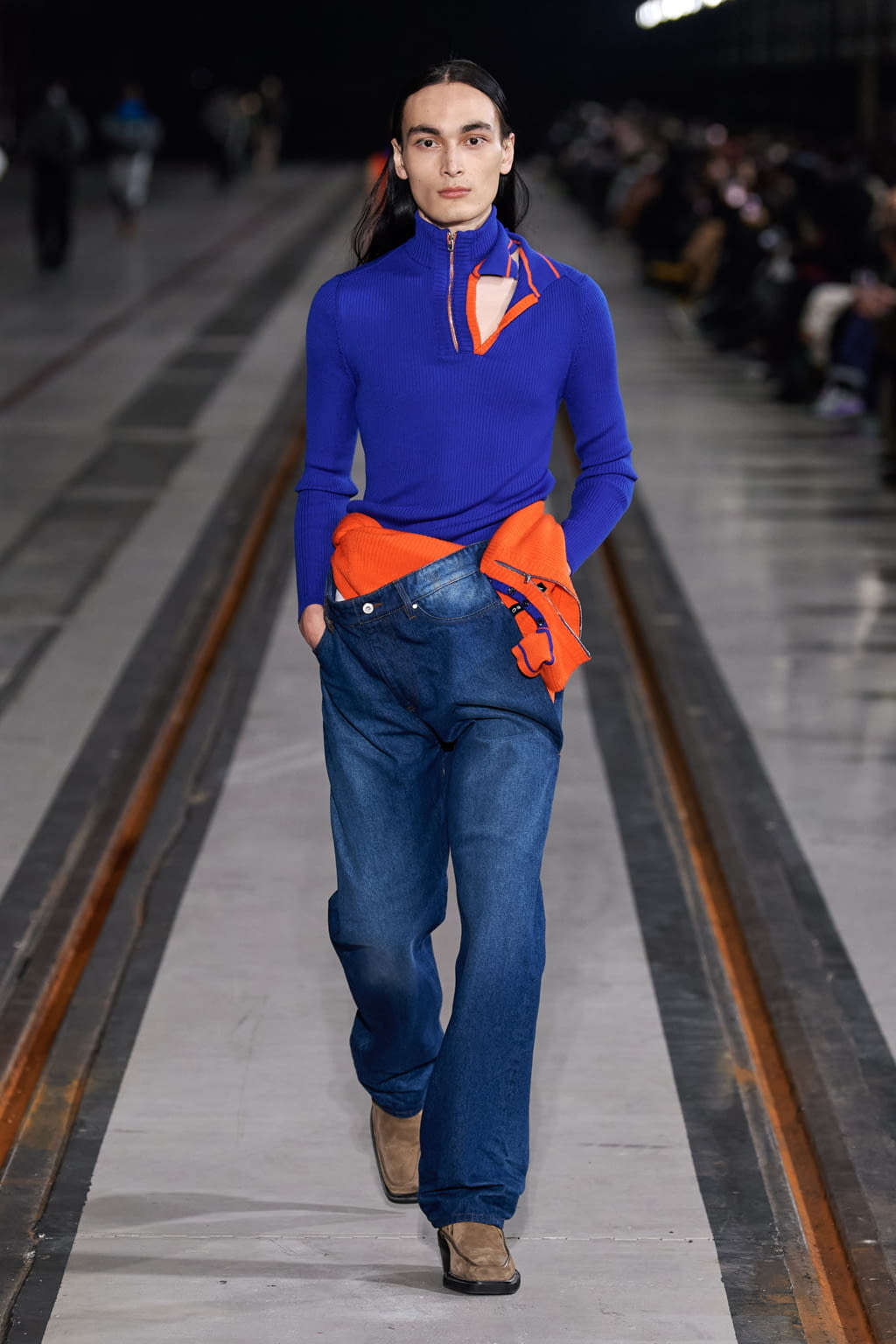 Fashion Week Paris Fall/Winter 2022 look 35 from the Y/PROJECT collection menswear