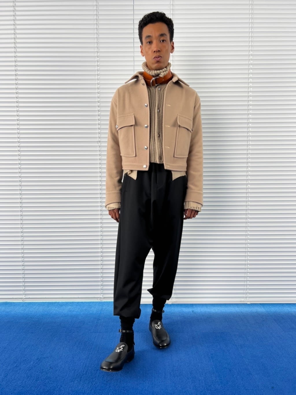 Fashion Week Paris Fall/Winter 2022 look 15 from the Sulvam collection menswear