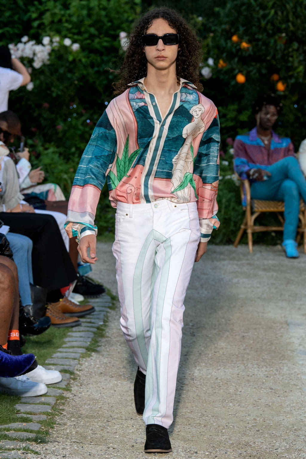 Fashion Week Paris Spring/Summer 2020 look 3 from the Casablanca collection 男装