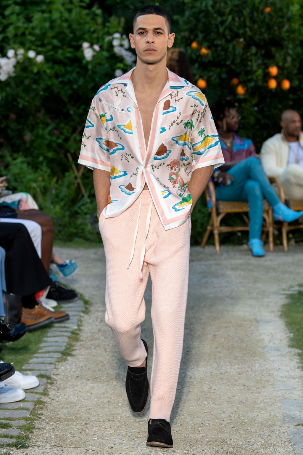 Fashion Week Paris Spring/Summer 2020 look 6 from the Casablanca collection menswear
