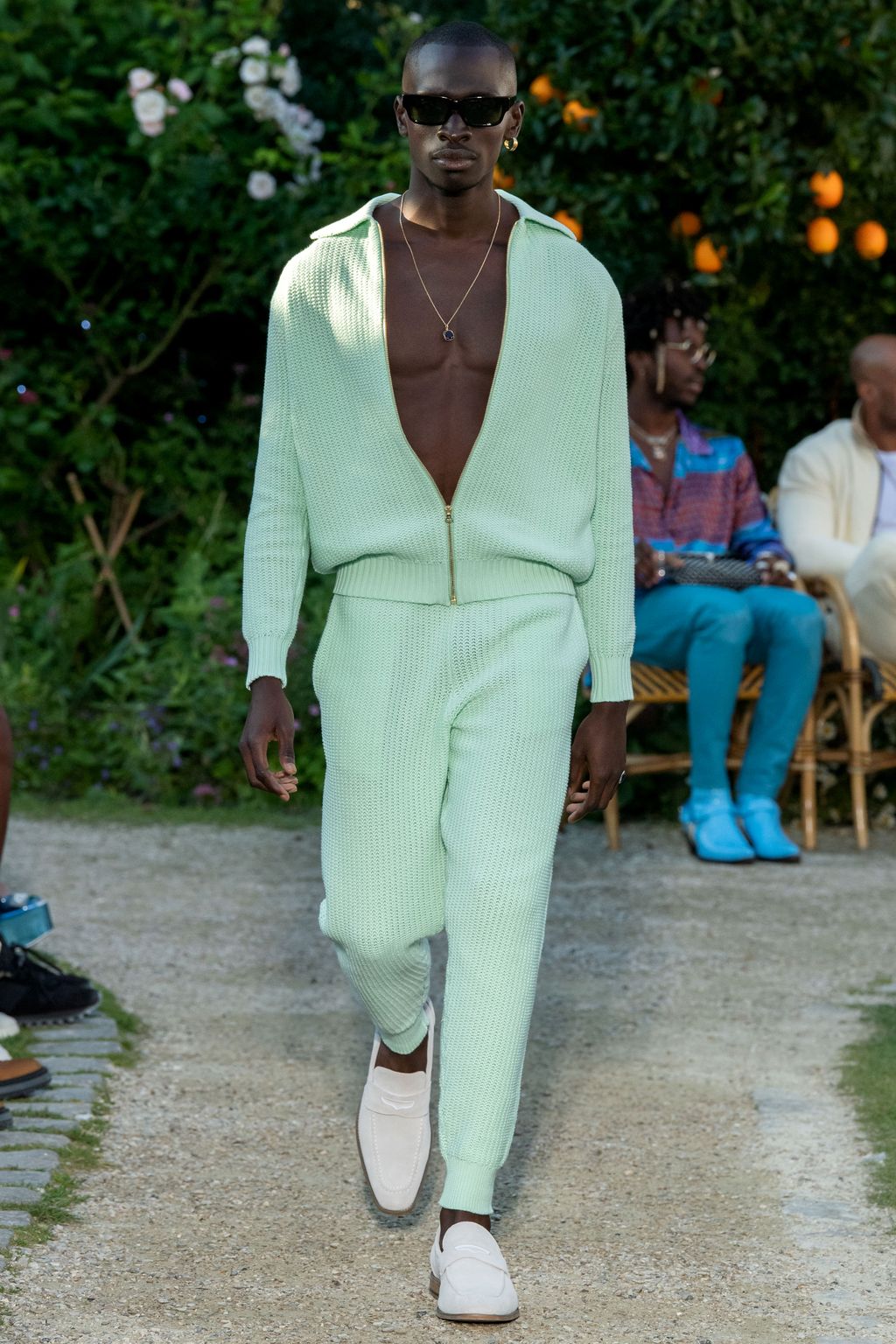 Fashion Week Paris Spring/Summer 2020 look 10 from the Casablanca collection menswear