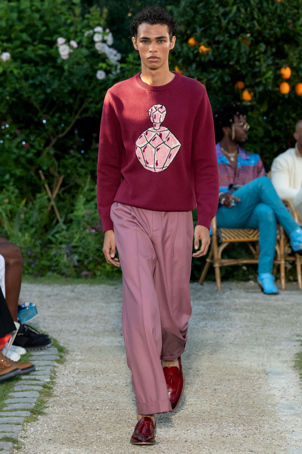 Fashion Week Paris Spring/Summer 2020 look 14 from the Casablanca collection 男装