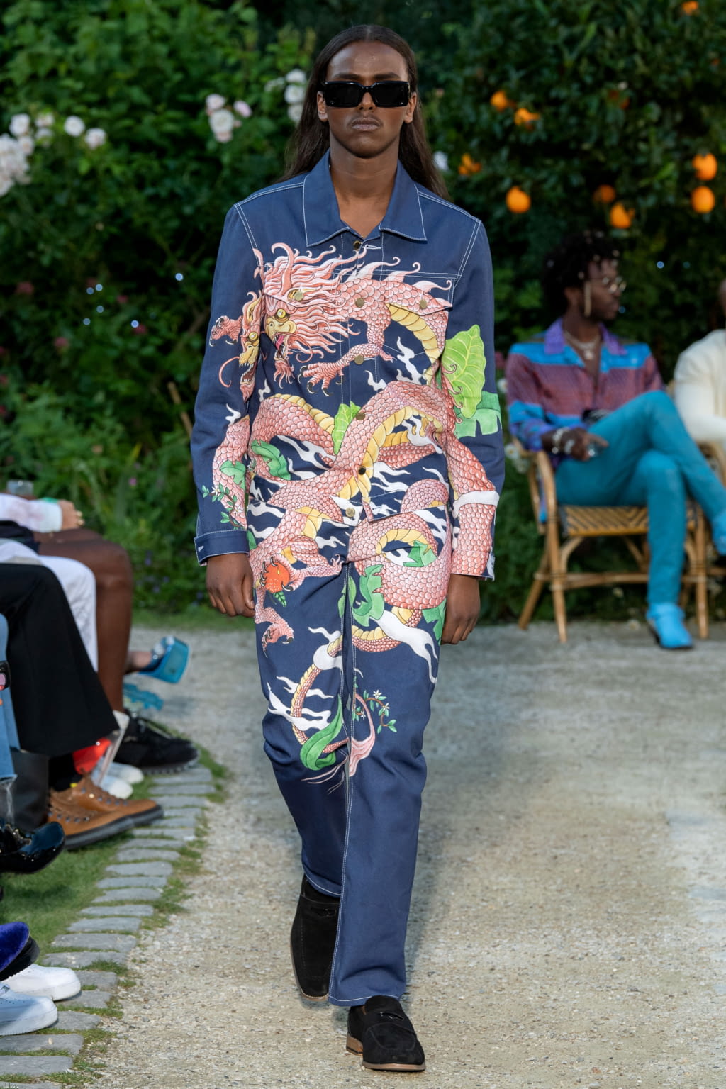 Fashion Week Paris Spring/Summer 2020 look 15 from the Casablanca collection menswear