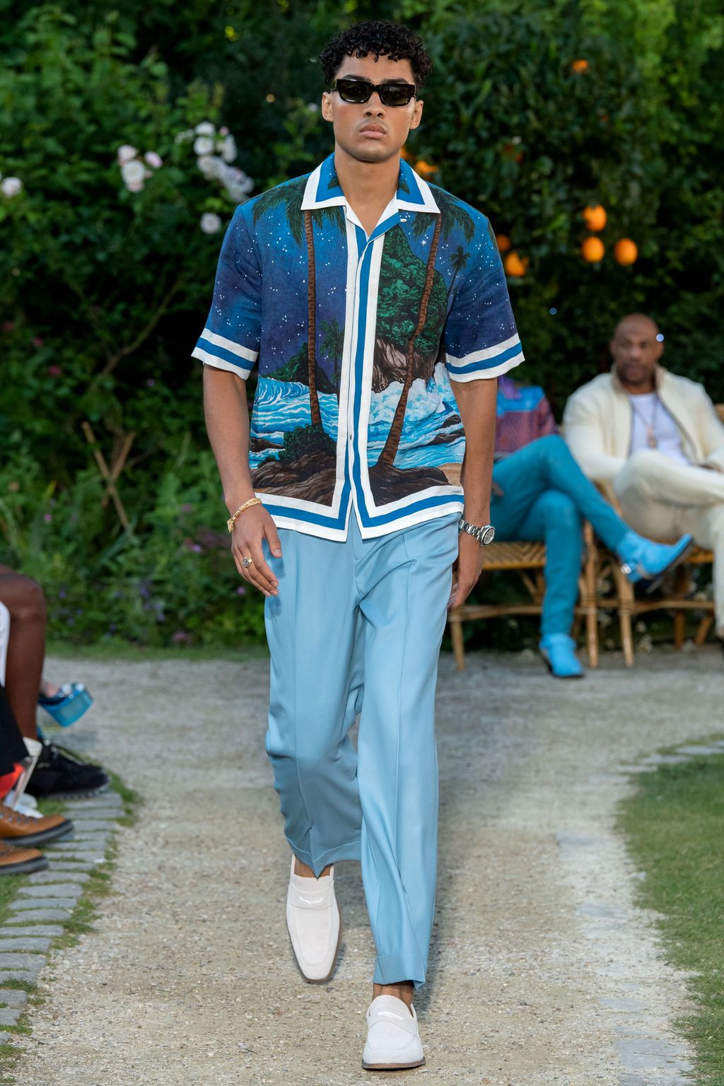 Fashion Week Paris Spring/Summer 2020 look 16 from the Casablanca collection menswear