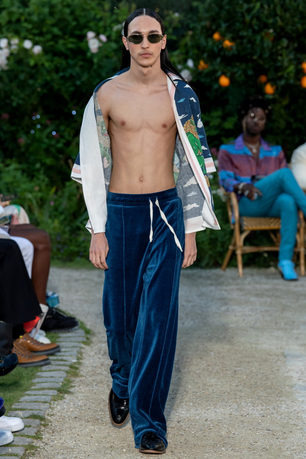 Fashion Week Paris Spring/Summer 2020 look 18 from the Casablanca collection 男装