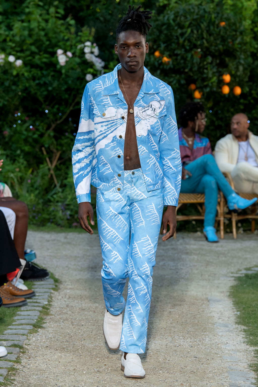 Fashion Week Paris Spring/Summer 2020 look 20 from the Casablanca collection menswear