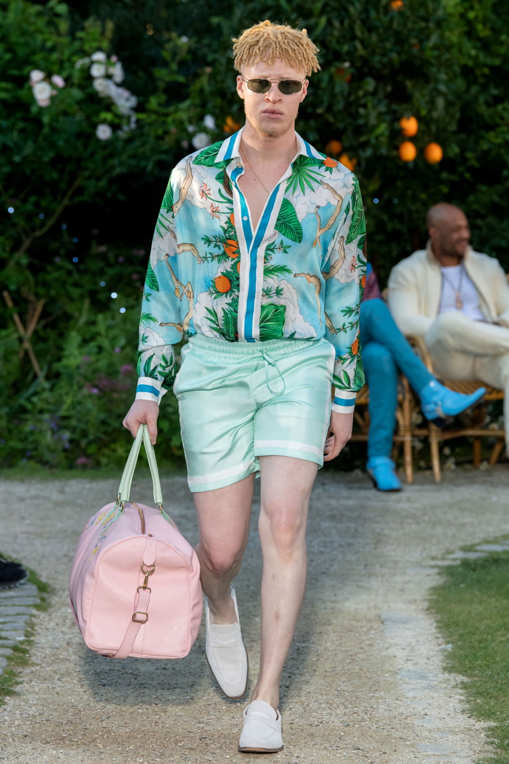 Fashion Week Paris Spring/Summer 2020 look 21 from the Casablanca collection menswear
