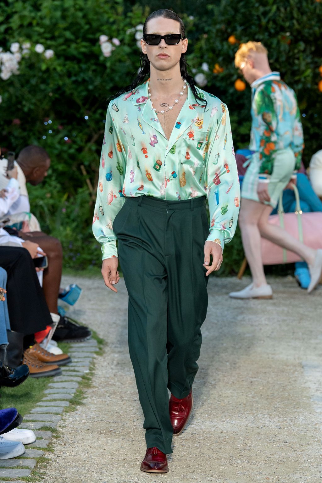 Fashion Week Paris Spring/Summer 2020 look 24 from the Casablanca collection menswear
