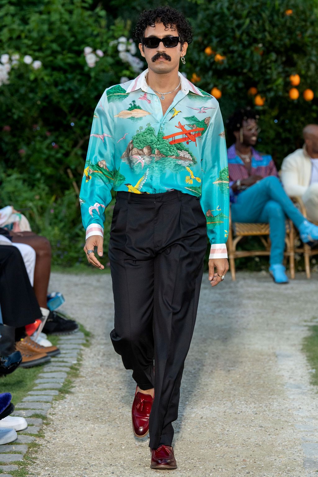 Fashion Week Paris Spring/Summer 2020 look 25 from the Casablanca collection 男装