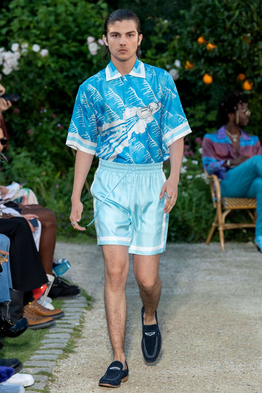 Fashion Week Paris Spring/Summer 2020 look 27 from the Casablanca collection menswear