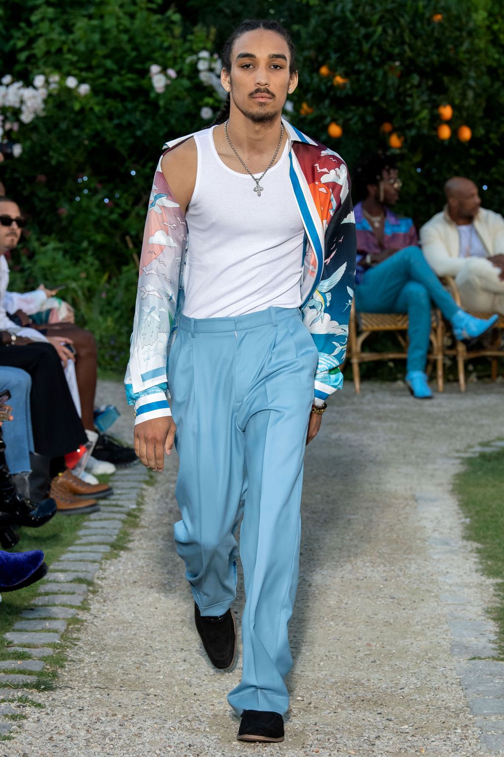 Fashion Week Paris Spring/Summer 2020 look 34 from the Casablanca collection menswear