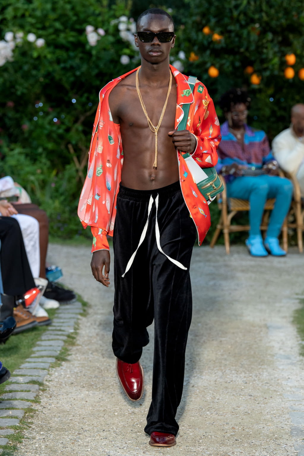 Fashion Week Paris Spring/Summer 2020 look 46 from the Casablanca collection menswear