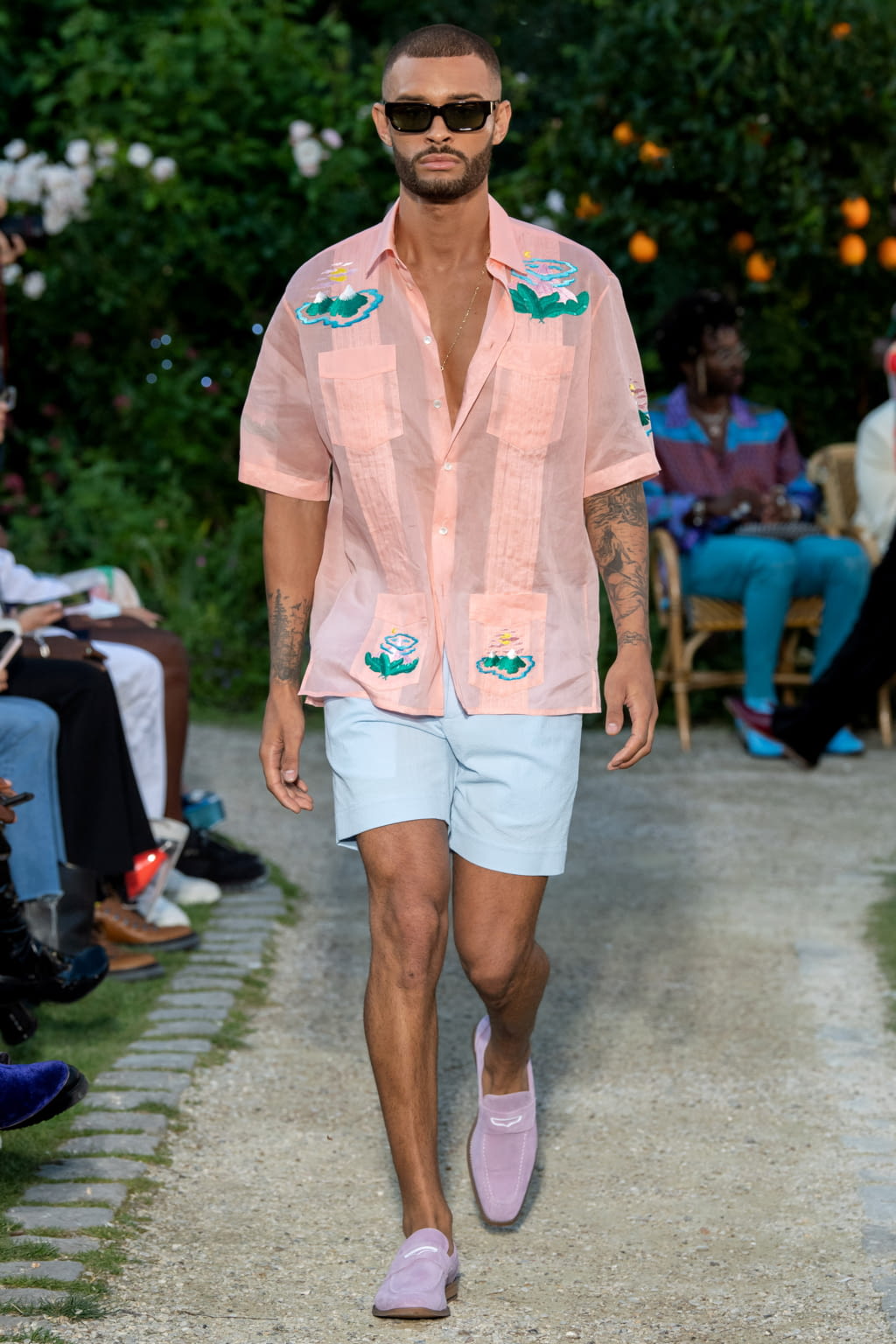 Fashion Week Paris Spring/Summer 2020 look 49 from the Casablanca collection 男装