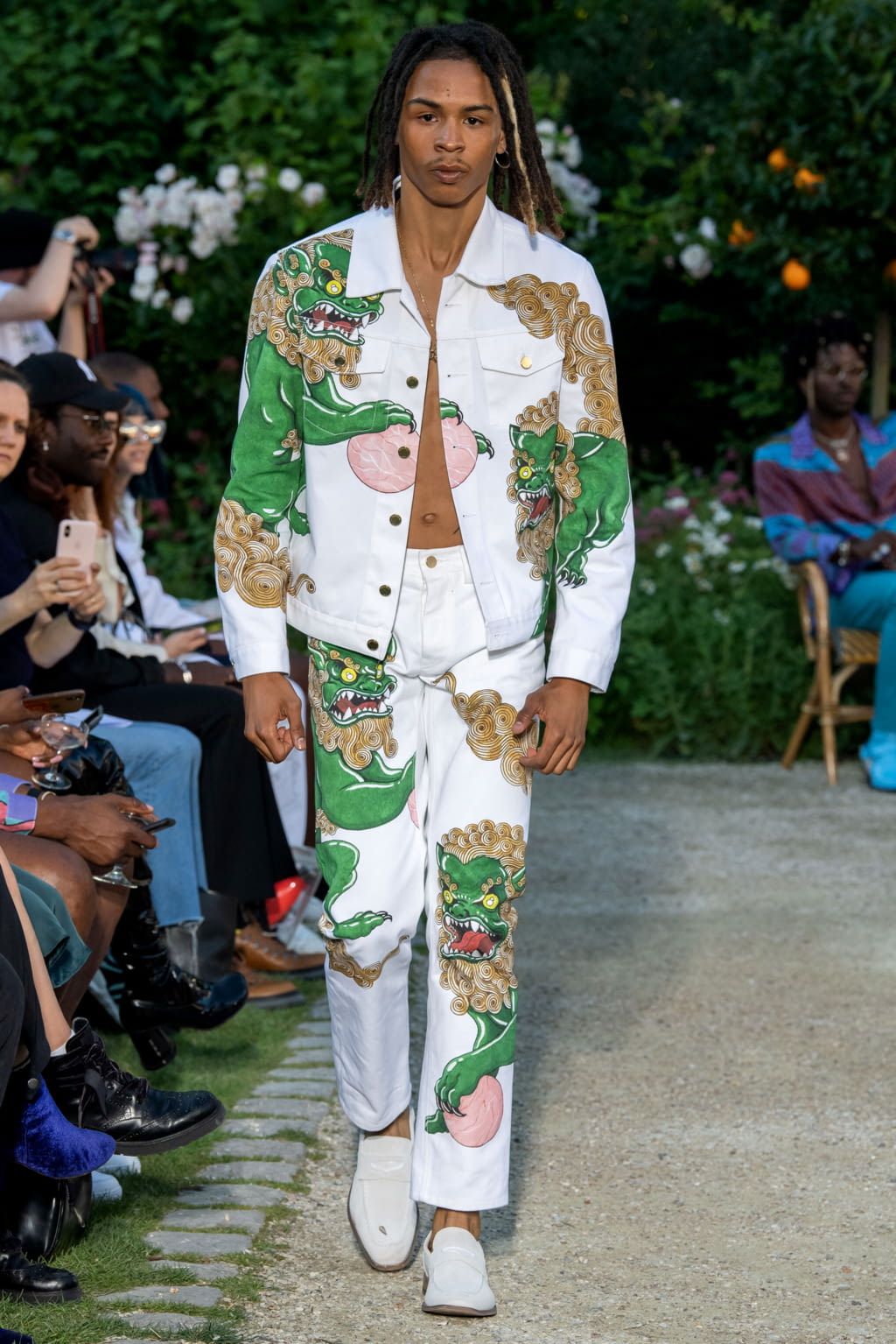 Fashion Week Paris Spring/Summer 2020 look 50 from the Casablanca collection menswear