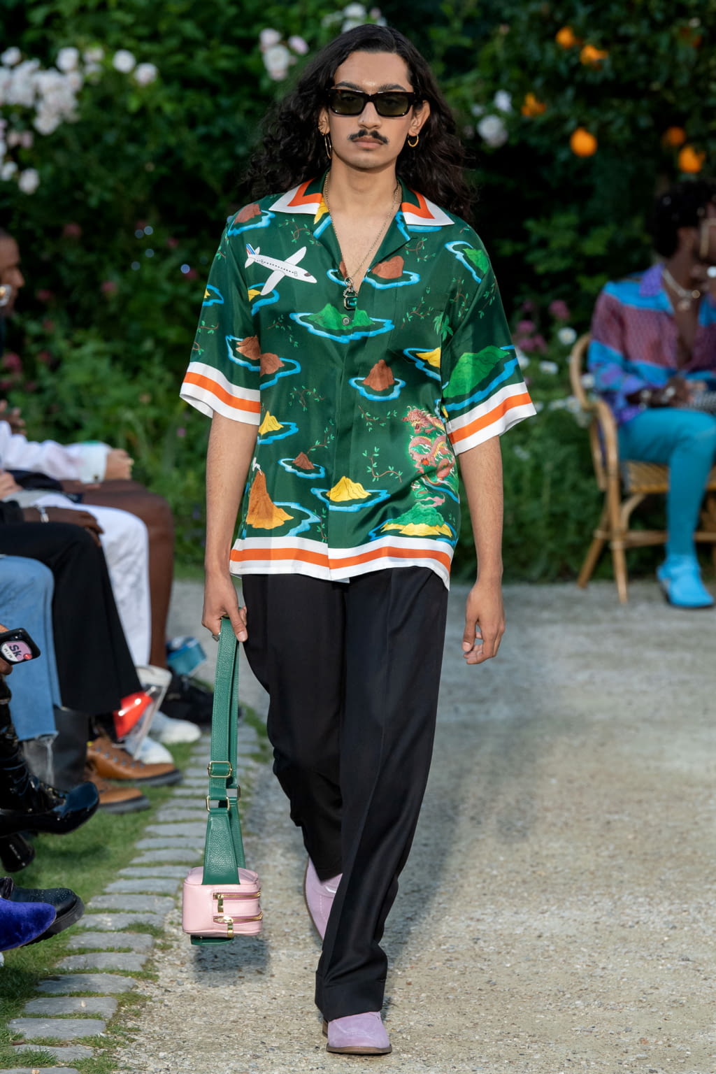Fashion Week Paris Spring/Summer 2020 look 56 from the Casablanca collection menswear