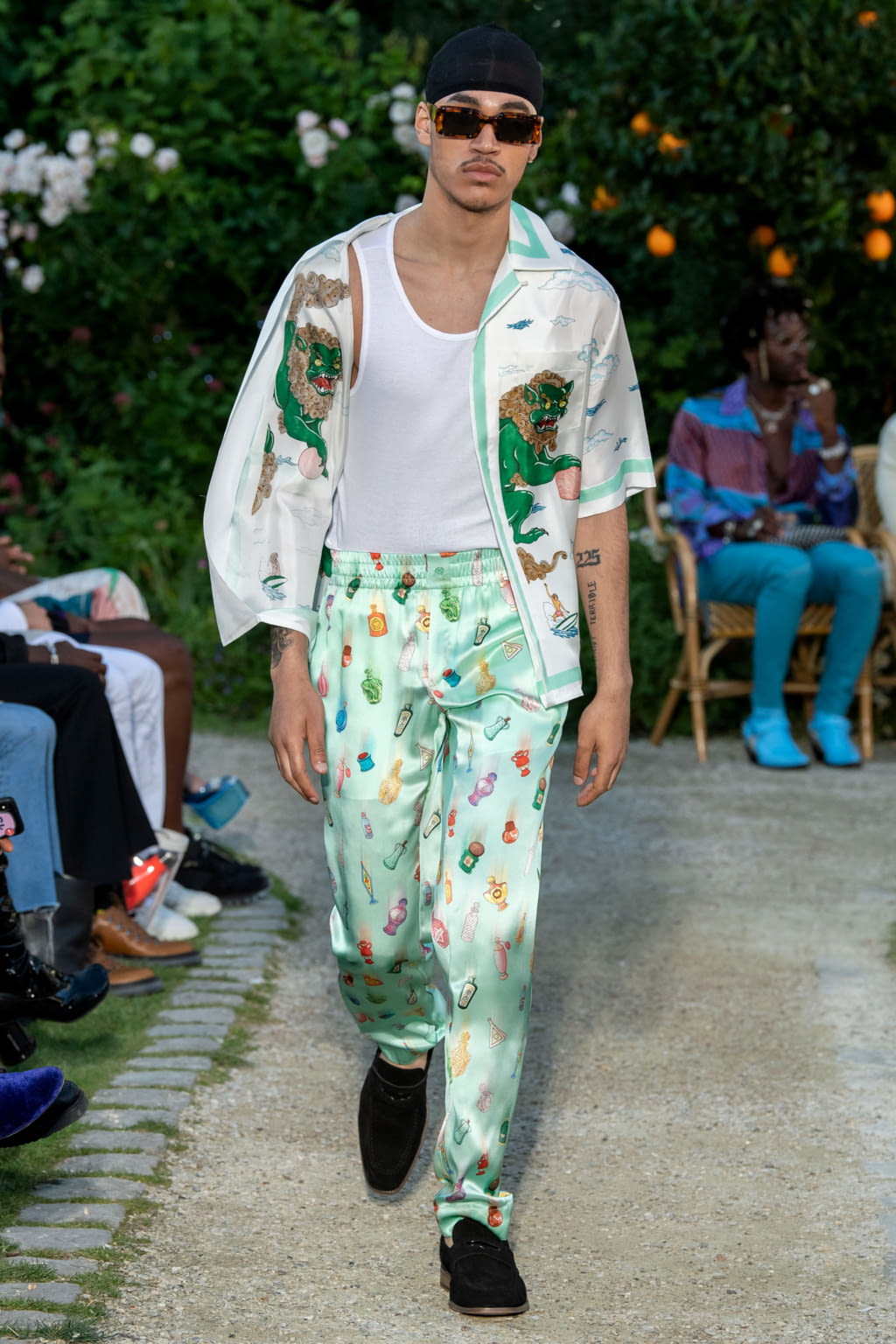 Fashion Week Paris Spring/Summer 2020 look 59 from the Casablanca collection menswear