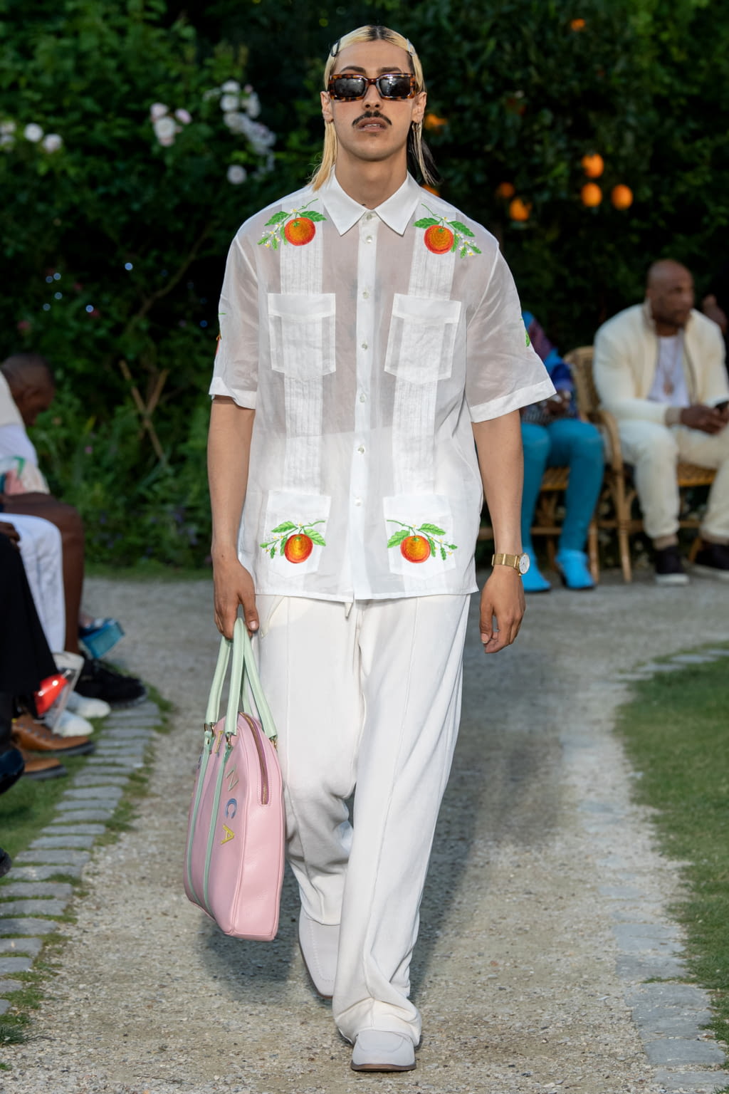 Fashion Week Paris Spring/Summer 2020 look 62 from the Casablanca collection menswear