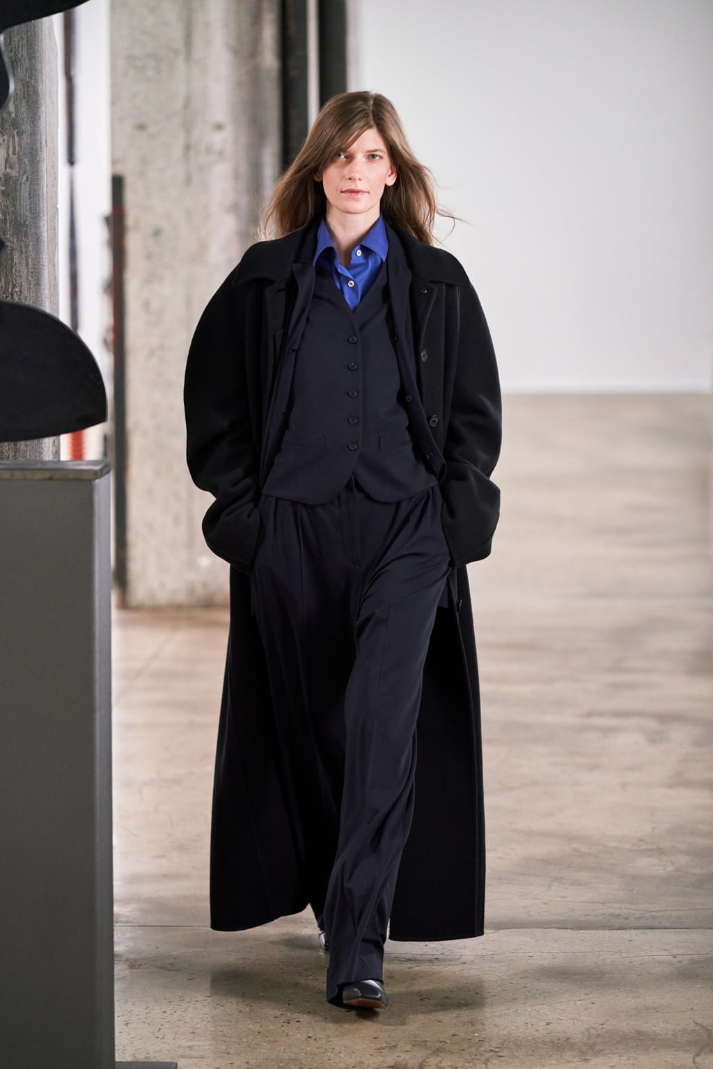 Fashion Week New York Fall/Winter 2020 look 15 de la collection The Row womenswear