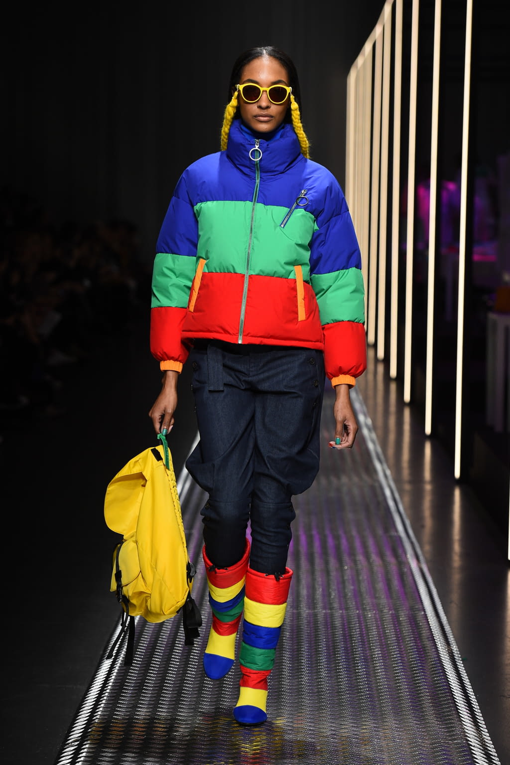 Fashion Week Milan Fall/Winter 2019 look 1 from the BENETTON x JEAN-CHARLES DE CASTELBAJAC collection 女装