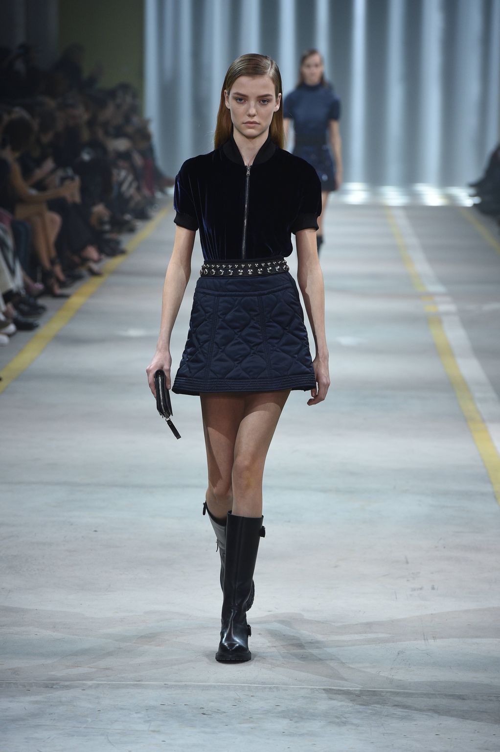 Fashion Week Milan Fall/Winter 2016 look 1 from the Diesel Black Gold collection womenswear
