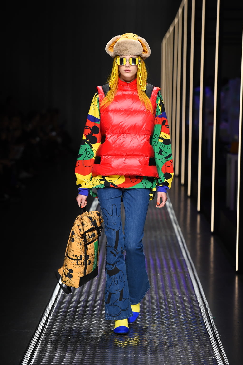Fashion Week Milan Fall/Winter 2019 look 3 de la collection BENETTON x JEAN-CHARLES DE CASTELBAJAC womenswear