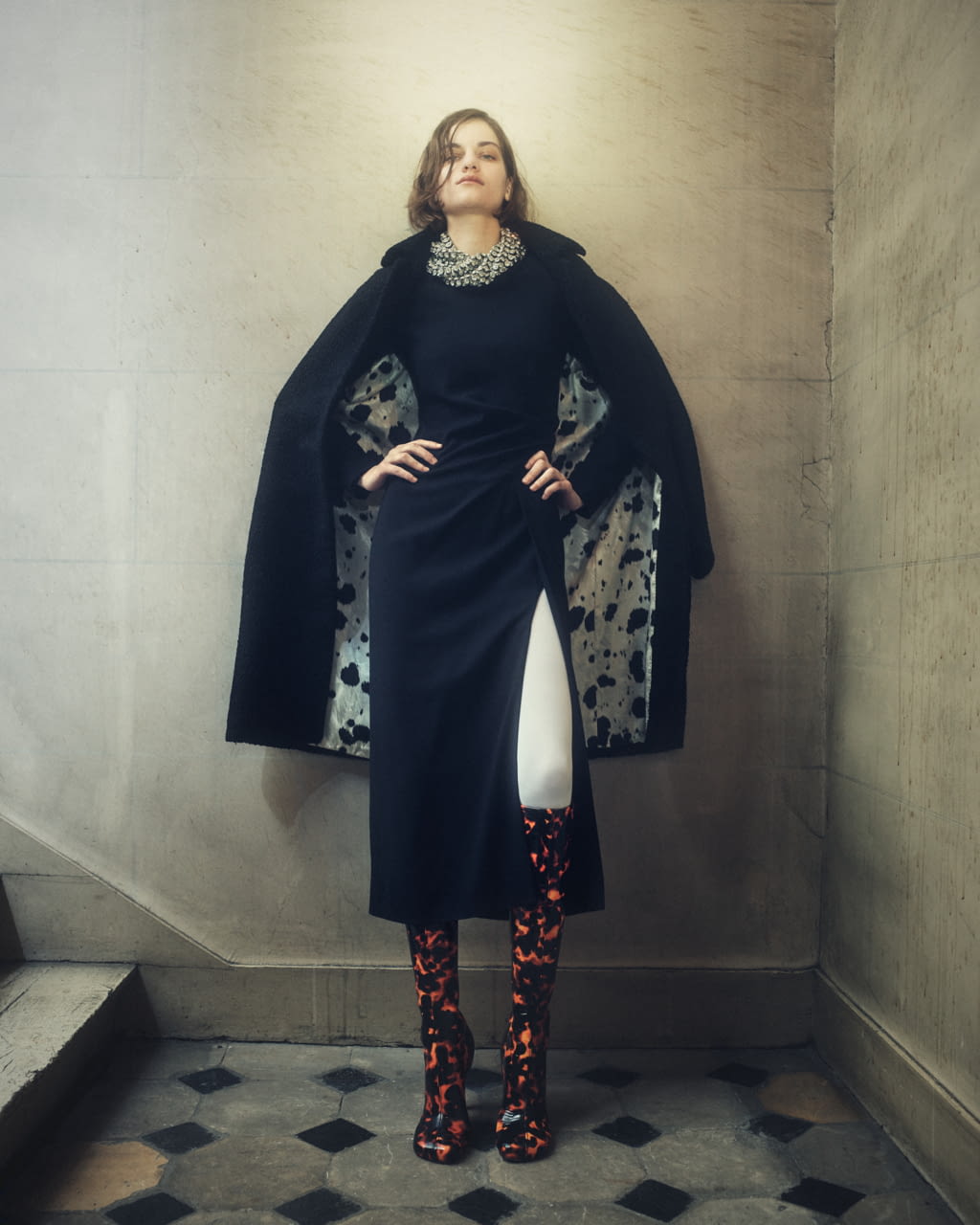 Fashion Week Paris Fall/Winter 2022 look 3 de la collection Dries Van Noten womenswear