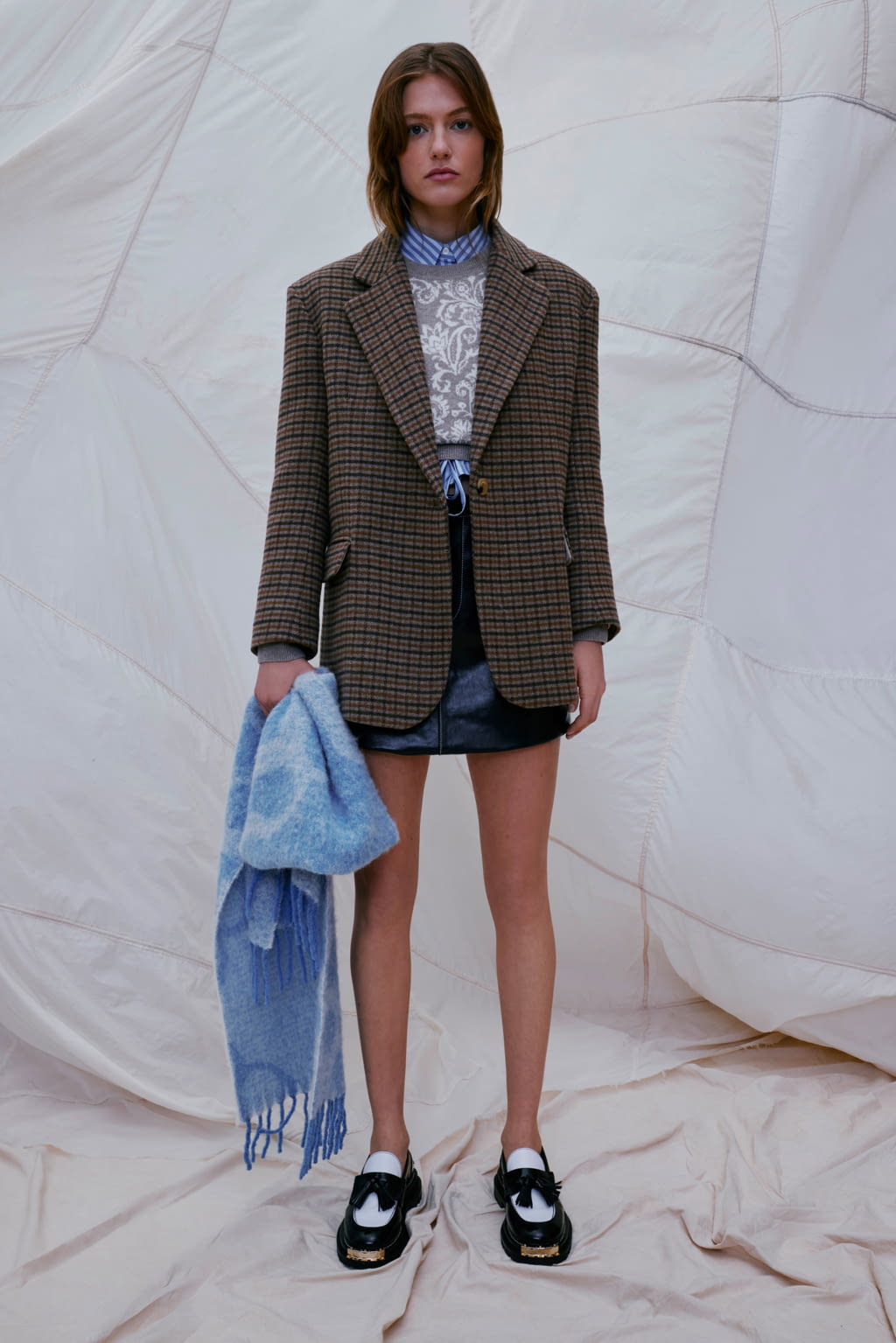 Fashion Week Paris Fall/Winter 2022 look 4 from the Sandro collection 女装