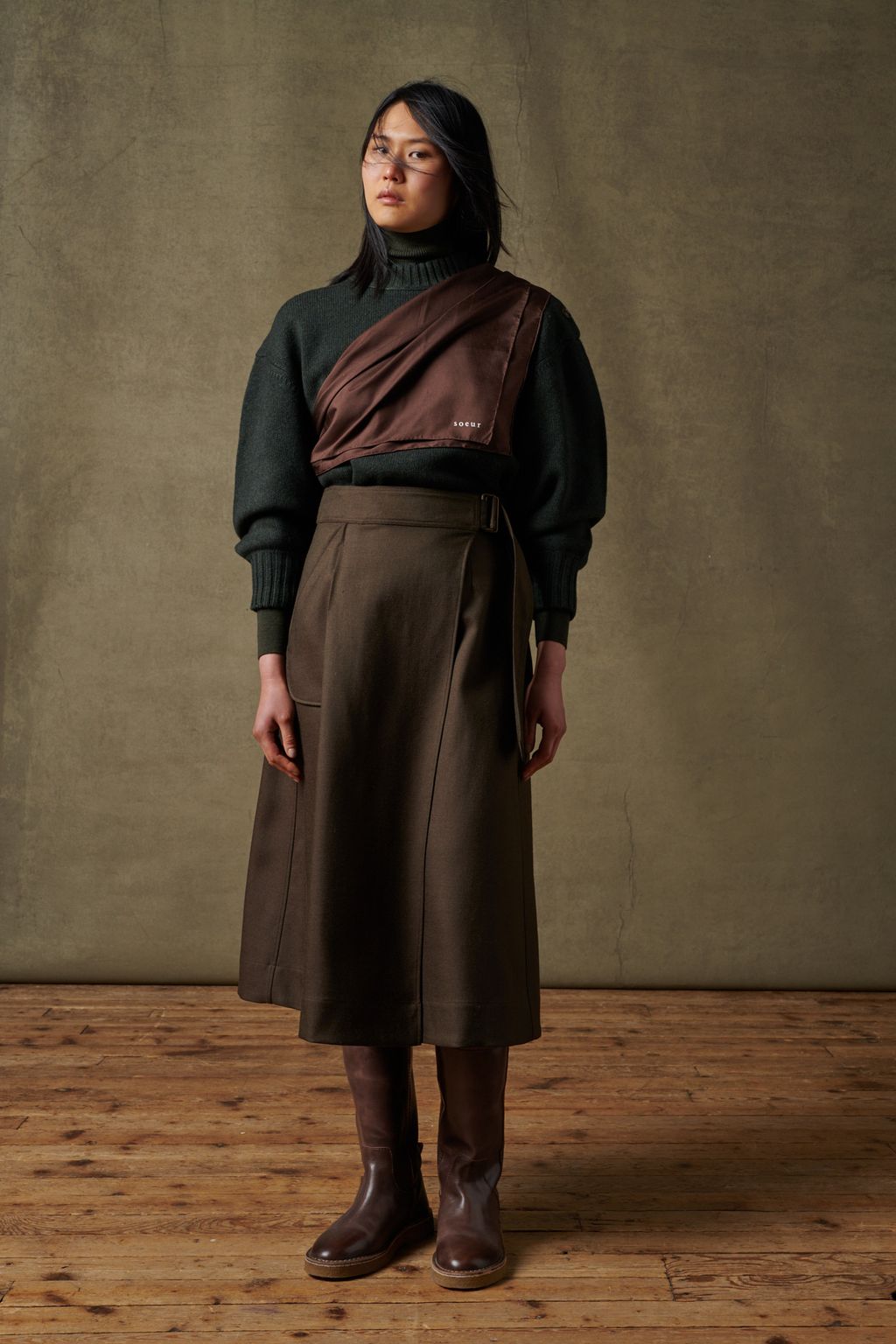 Fashion Week Paris Fall/Winter 2022 look 37 from the Soeur collection 女装
