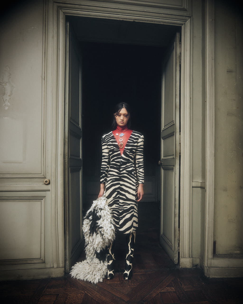 Fashion Week Paris Fall/Winter 2022 look 5 de la collection Dries Van Noten womenswear