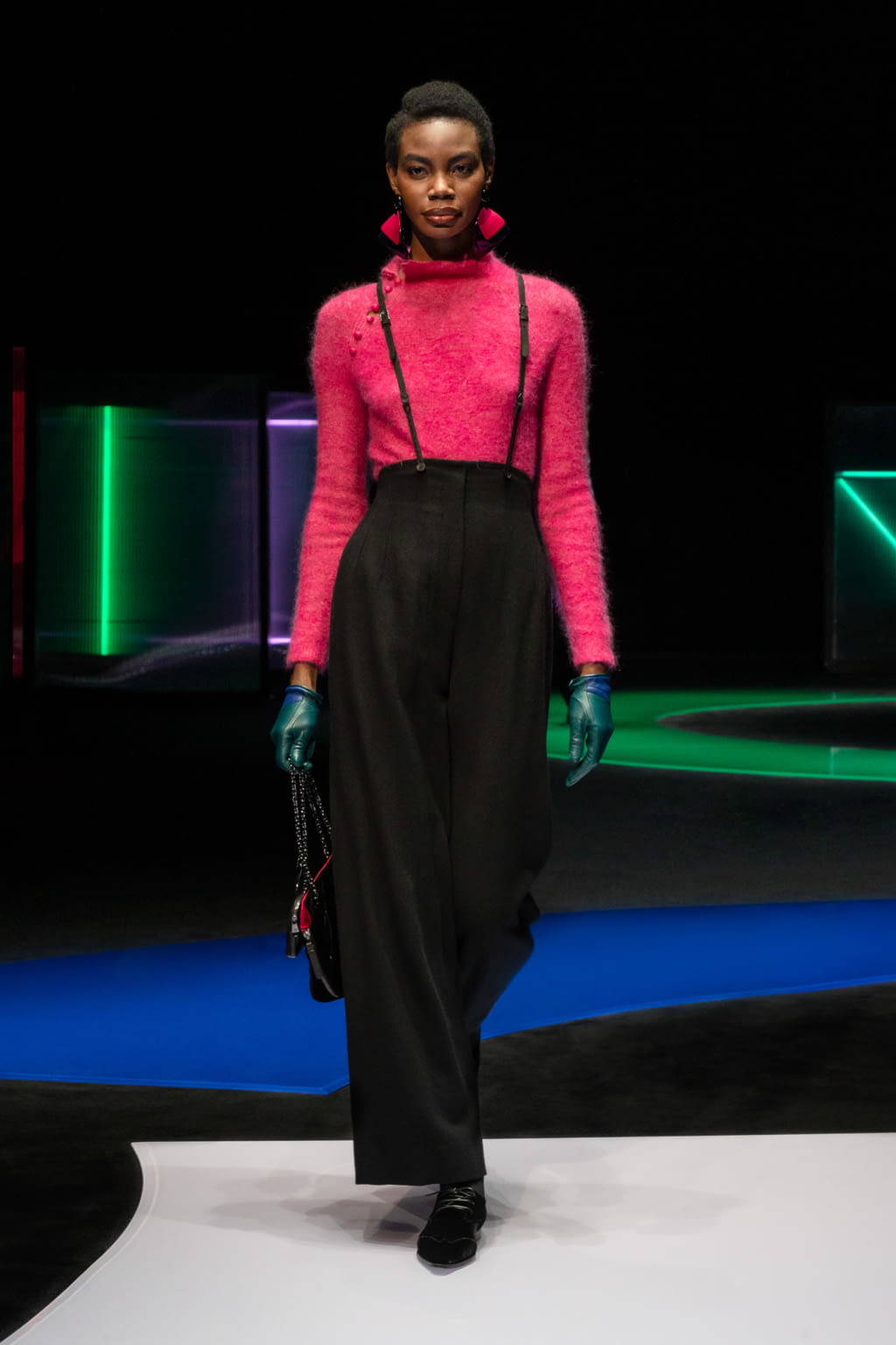 Fashion Week Milan Fall/Winter 2021 look 6 from the Emporio Armani collection 女装