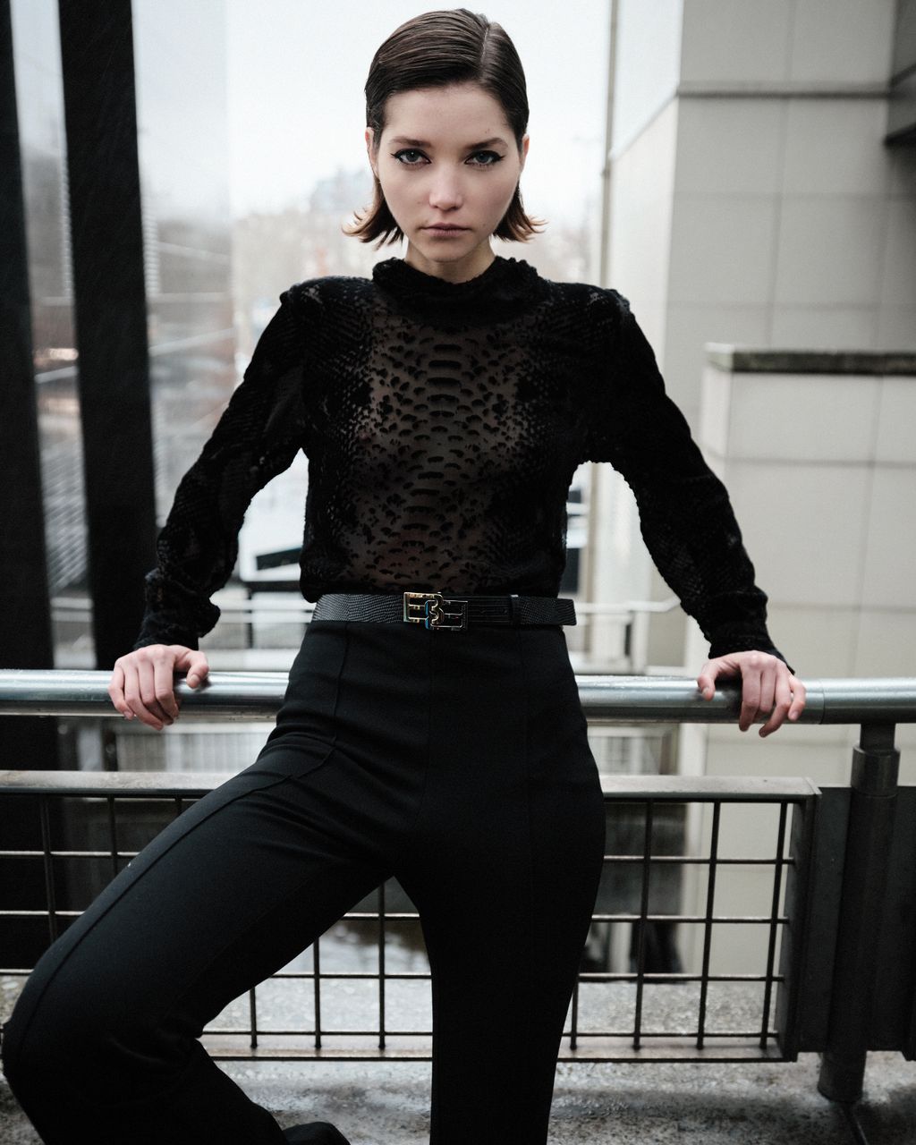 Fashion Week Paris Fall/Winter 2025 look 6 from the Barbara Bui collection womenswear