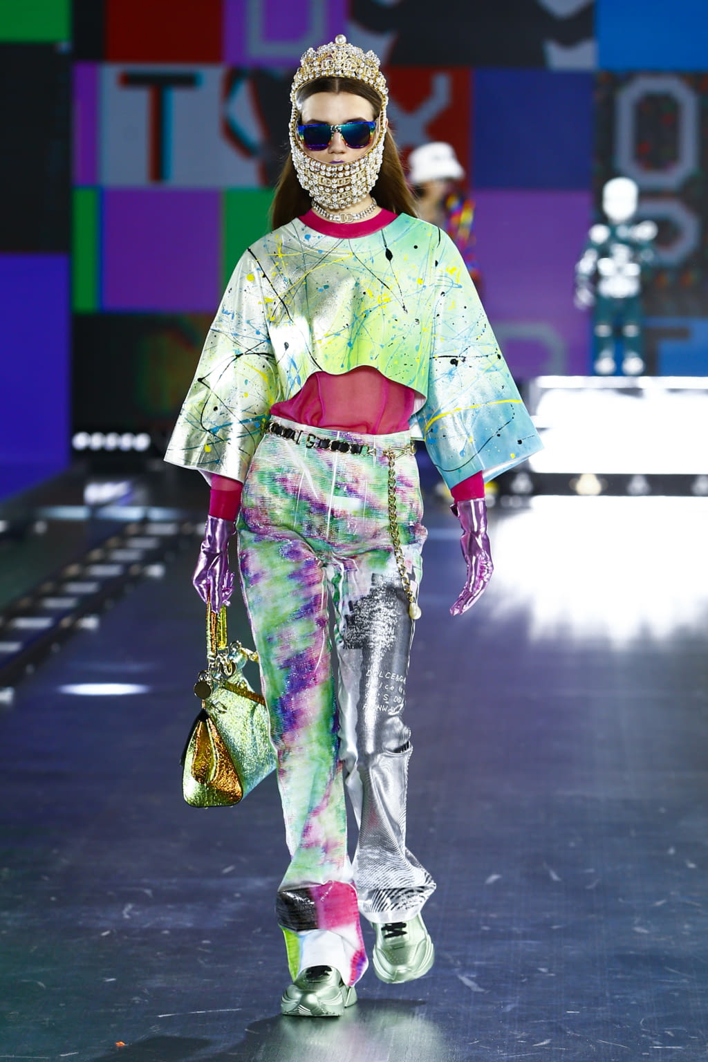 Fashion Week Milan Fall/Winter 2021 look 11 from the Dolce & Gabbana collection womenswear