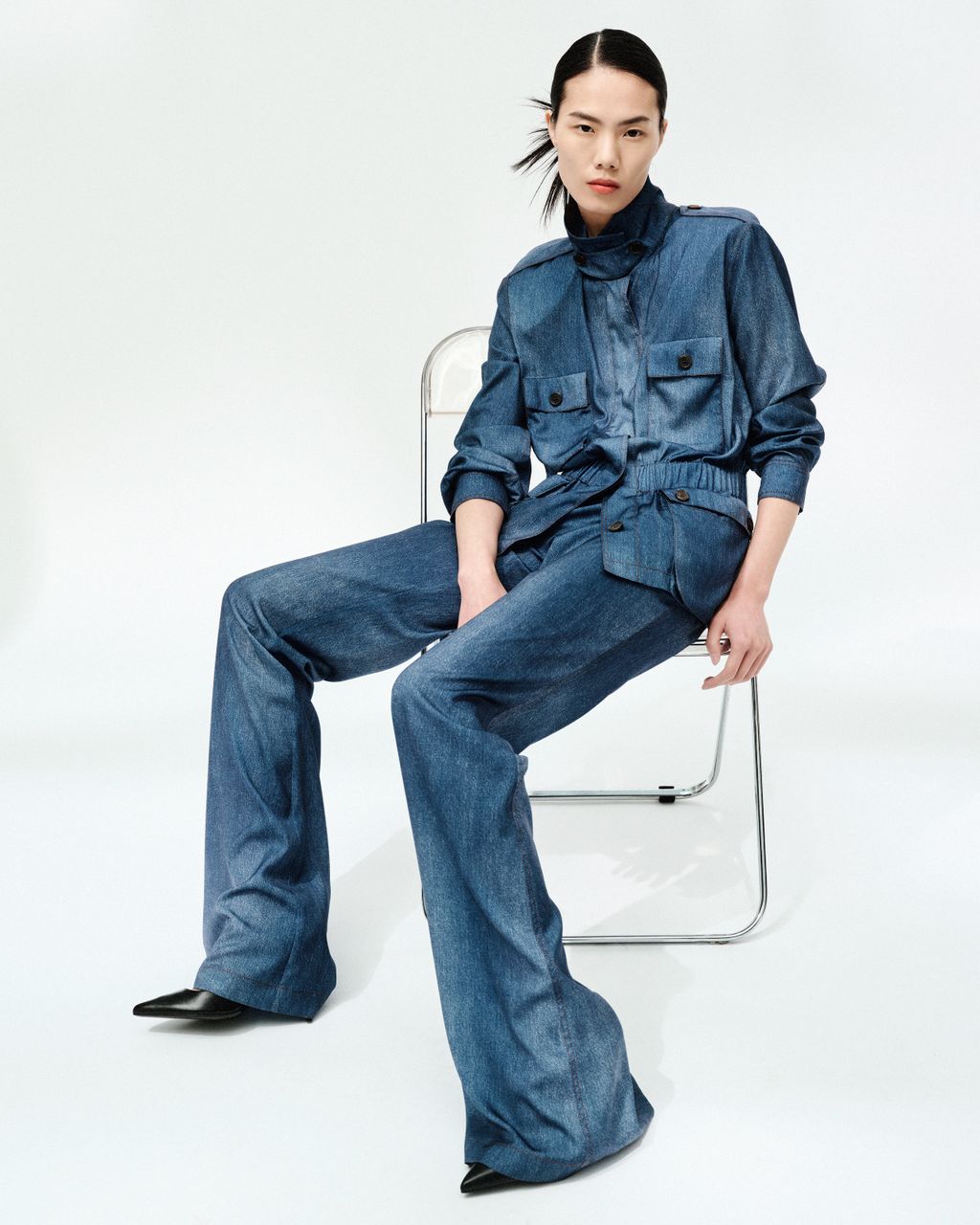 Fashion Week Paris Spring/Summer 2025 look 7 from the Barbara Bui collection womenswear