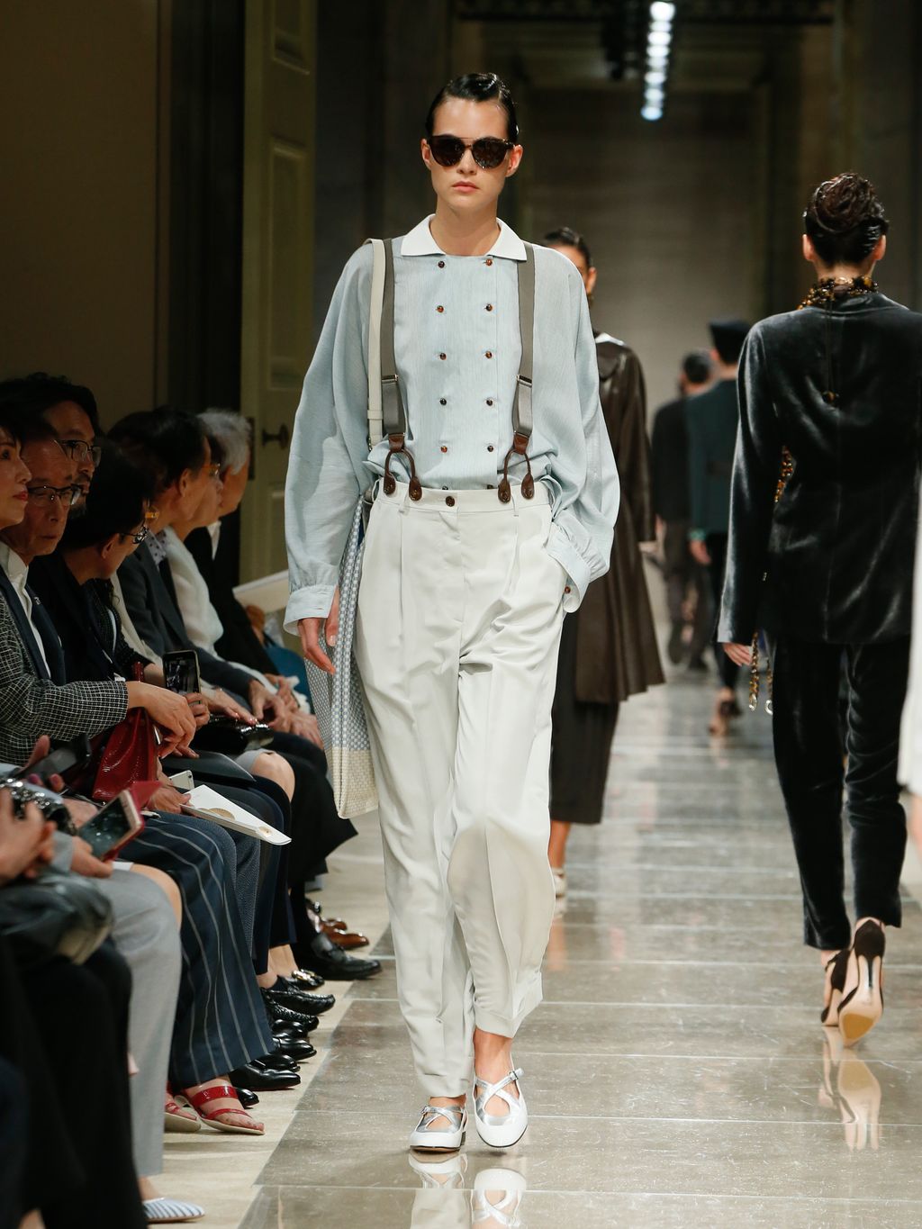 Fashion Week Milan Resort 2020 look 7 de la collection Giorgio Armani womenswear