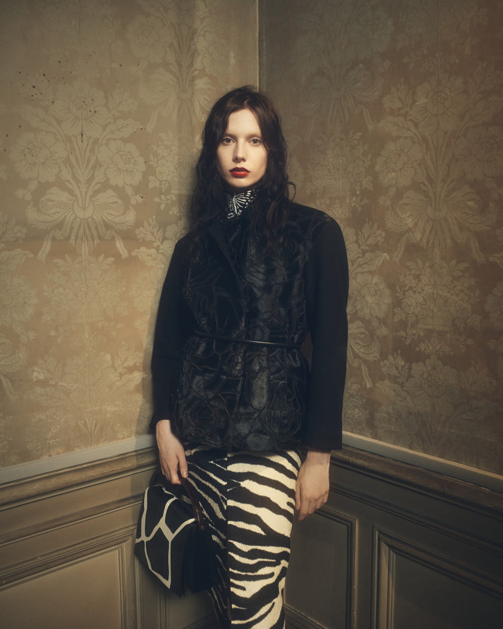Fashion Week Paris Fall/Winter 2022 look 8 de la collection Dries Van Noten womenswear